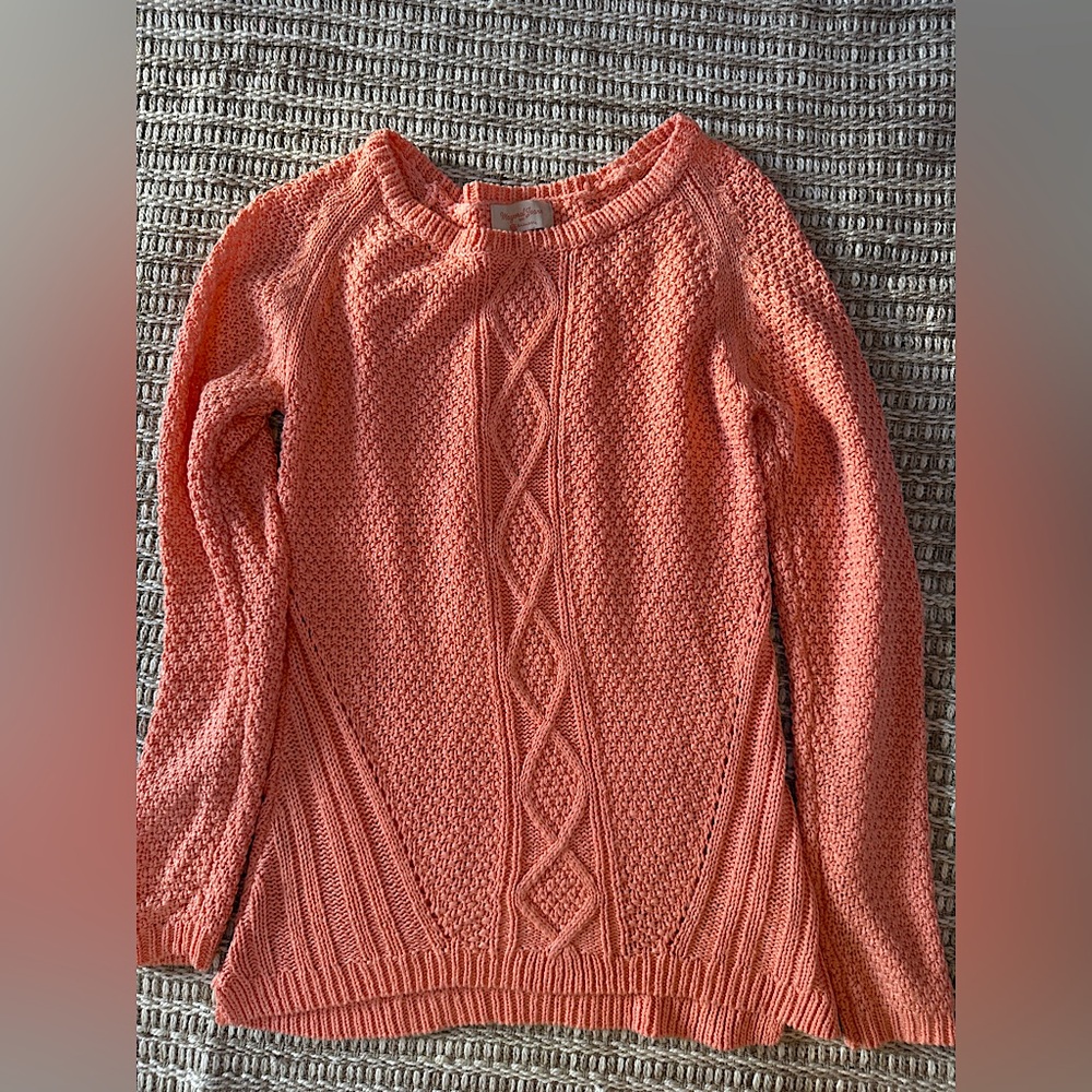 Big girls Coral Sweater